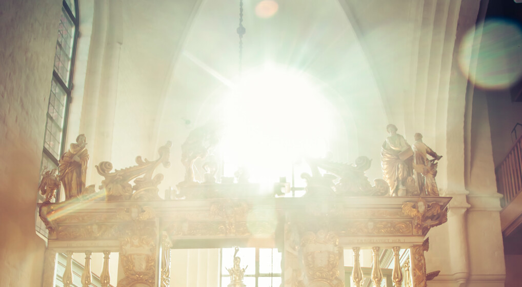 Helsingør Domkirke i modlys