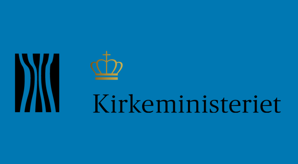 Kirkeministeriets logo